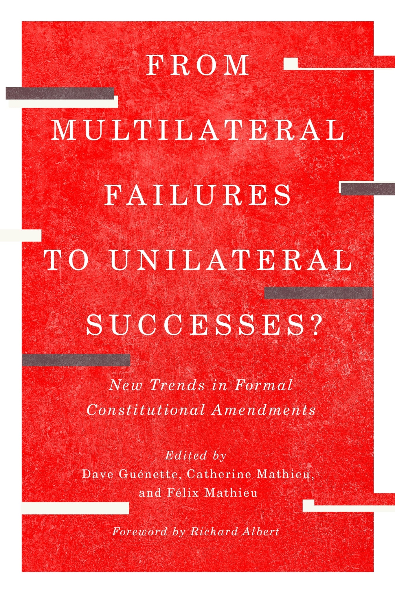 Cover image for From Multilateral Failures to Unilateral Successes? ISBN 9780228028697